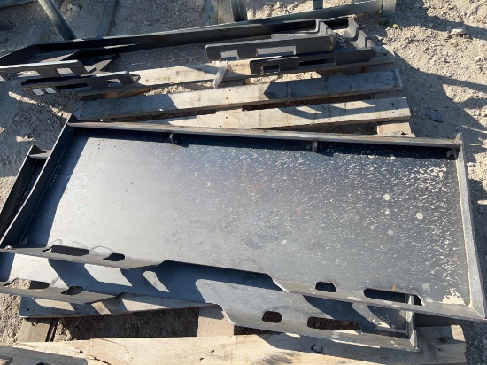 Standard Duty Skid Steer Attachment Plate SOLD ONE PER LOT