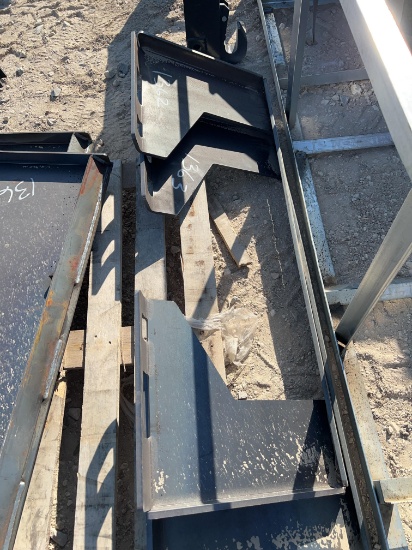 Skid Steer Open Center Attachment Plate SOLD ONE PER LOT