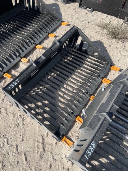 Mini Skid Steer Rock Bucket 43'' SOLD ONE PER LOT