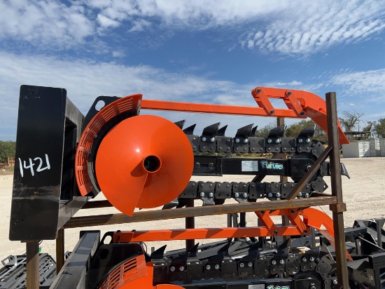 Skid Steer Trencher SOLD ONE PER LOT