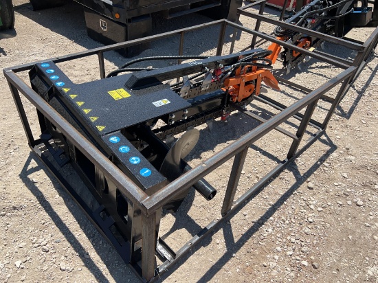 AGT Skid Steer Trencher SOLD ONE PER LOT