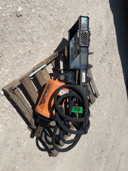Skid Steer Post Hole Digger with Auger