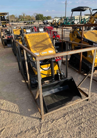 MX-CRT23 Stand on Skid Steer Loader with Tracks Gas Powered