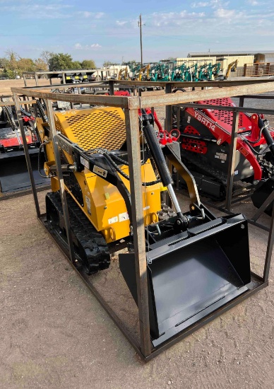MX-CRT23 Stand on Skid Steer Loader with Tracks Gas Powered