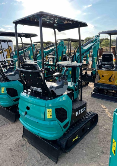 KT13R Mini Excavator Gas Powered