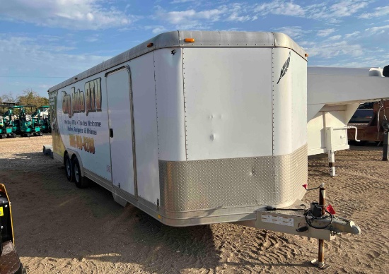 2006 Featherlite Aluminum Cargo Trailer 96'' x 24' 2 x 4,800lb Axles VIN 4FGA4242260089426 Lic Rec,