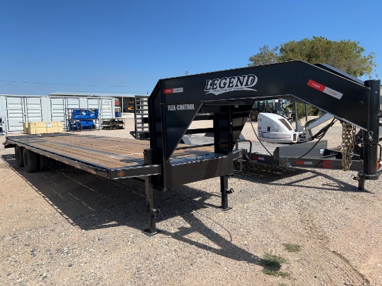 Unused - 2024 Legend Gooseneck 102 x 32' Tandem Axle Dual Wheels 2 x 10,000lb Axles Dovetail Mega