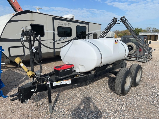 Wylie Tandem Axle 500 Gallon Boom Sprayer PTO Pump Appears Unused