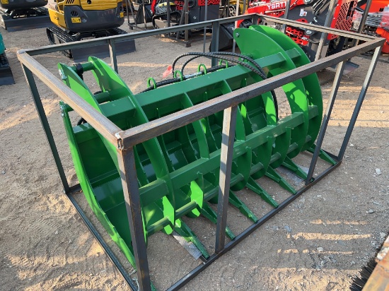 Heavy Duty Skid Steer Grapple 72''