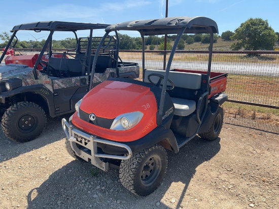 Kubota RTV 500 4x4 787 Hours Runs Good No Title