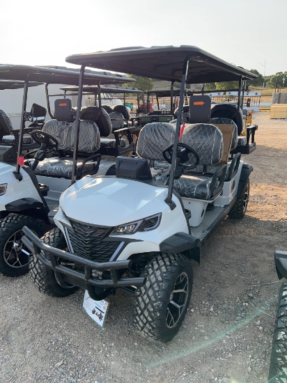 Future FT-GC42S 6 Seat Golf Cart - White 60 Volt 3.5KW Motor