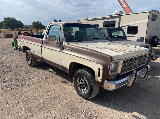 1978 Chevy C10 - Big 10 V8 Auto Needs Fuel Tanks Cleaned or Replace