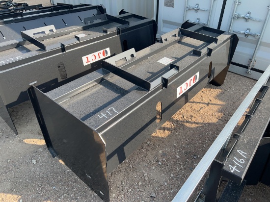 JCT Skid Steer Pusher Blade 84'' SOLD ONE PER LOT