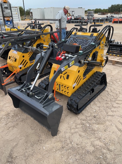 SDLL60 Stand on Skid Steer Loader with Tracks Gas Powered