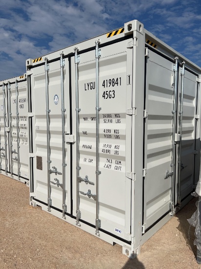 One Trip 40' Hi Cube Container with 4 Sets of Side Doors LYGU4198411