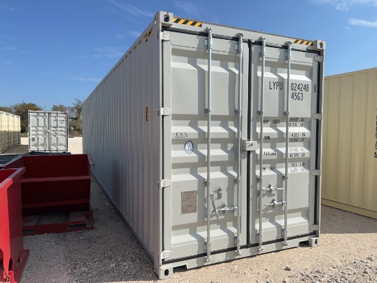 One Trip 40' Hi Cube Container with 4 Sets of Side Doors LYPU0242488