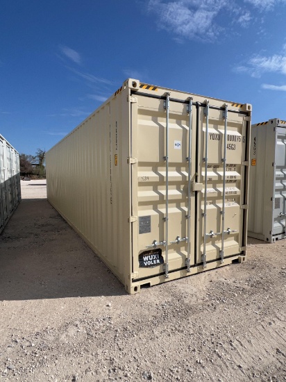 One Trip 40' Hi Cube Container with 2 Sets of Side Doors YQXU0000755