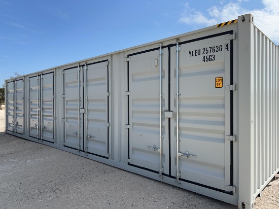 One Trip 40' Hi Cube Container with 4 Sets of Side Doors YLEU2576364
