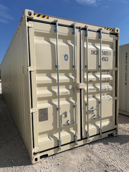 One Trip 40' Hi Cube Container with 4 Sets of Side Doors XHCU5885117