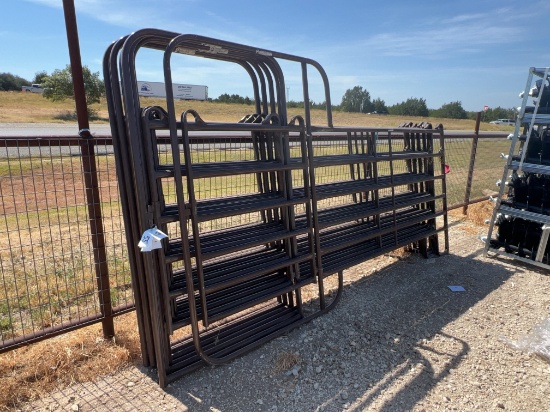 12' Priefert Panel with 4' Gate SOLD ONE PANEL PER LOT