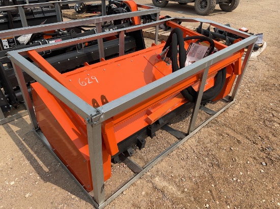 Wolverine Skid Steer Drum Mulcher - 60''