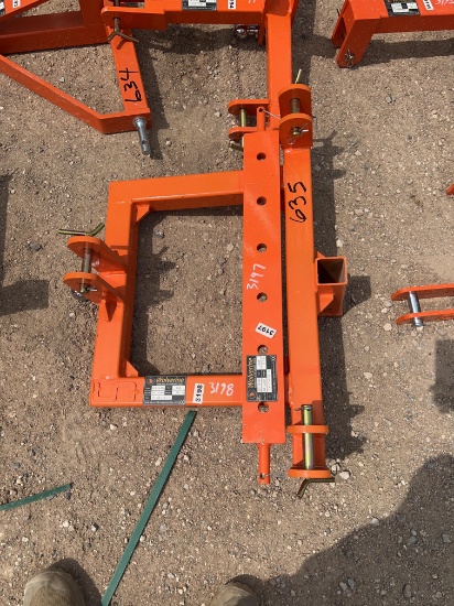 3PT Hitch and Drawbar SOLD ONE PER LOT