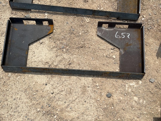 Open Skid Steer Mounting Plate SOLD ONE PER LOT