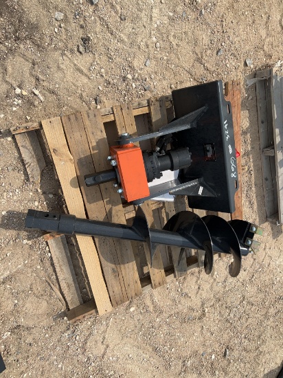 Wolverine Mini Skid Steer Auger and Bit
