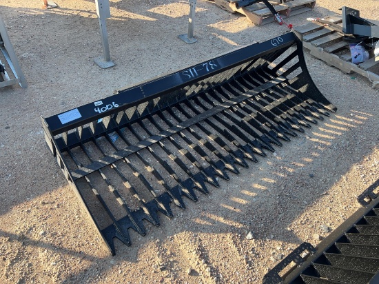 Skid Steer Rock Bucket 78''