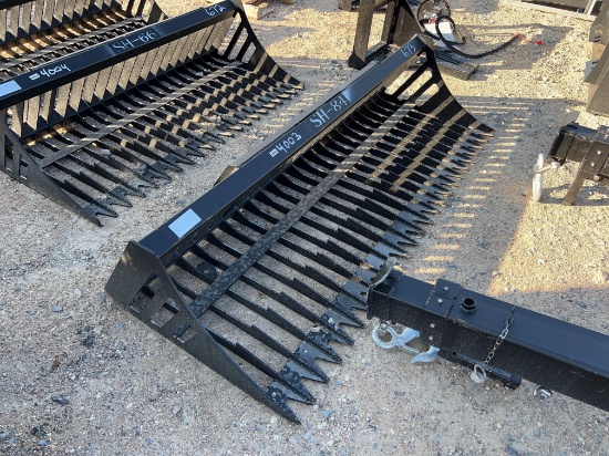 Skid Steer Rock Bucket 84''
