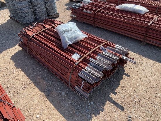 200 - Unused 5'6'' T Post 1.33 with 1 Bag of Clips SOLD BY THE BUNDLE