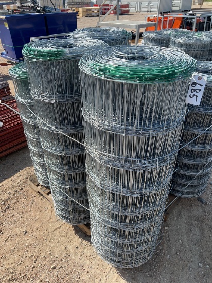 3 Rolls - 47'' Net Wire SOLD BY THE ROLL THREE TIMES THE MONEY MUST TAKE ALL