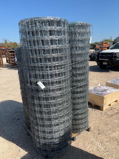 3 Rolls - 72'' 4 x 4 Net Wire SOLD BY THE ROLL THREE TIMES THE MONEY MUST TAKE ALL