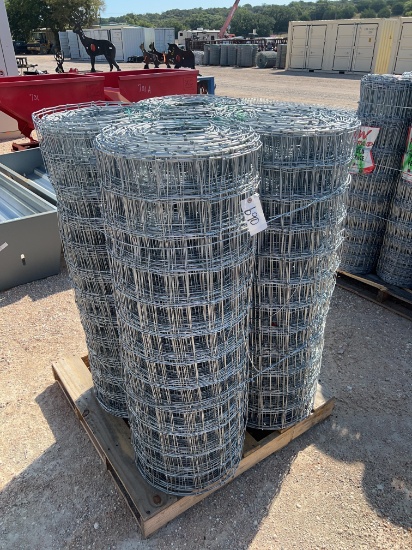 4 Rolls - 47'' Net Wire SOLD BY THE ROLL FOUR TIMES THE MONEY MUST TAKE ALL