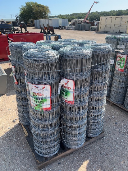9 Rolls - 47'' Field Fence SOLD BY THE ROLL NINE TIMES THE MONEY MUST TAKE ALL