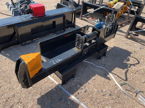 Skid Steer Side Shift Log Splitter