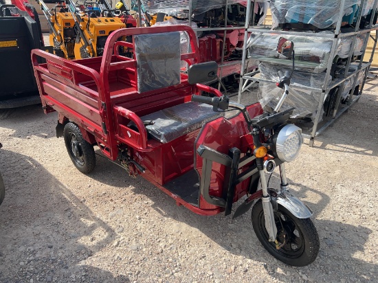 3 Wheel Mini Truck - Electric - Black THIS UNIT IS UNASSEMBLED