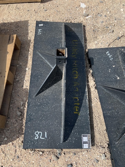 Skid Steer Utility Hitch Adapter SOLD ONE PER LOT