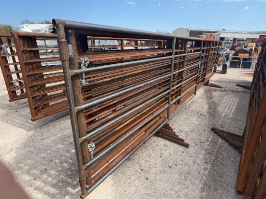 10 - 24' Free Standing Cattle Panels One Panel has 10' Gate SOLD BY THE PANEL TEN TIMES THE MONEY