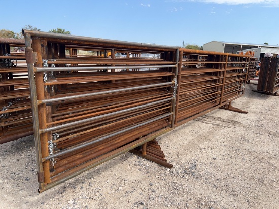 10 - 24' Free Standing Cattle Panels One Panel has 8' Gate SOLD BY THE PANEL TEN TIMES THE MONEY