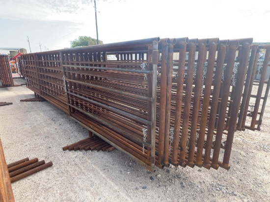 10 - 24' Free Standing Cattle Panels One Panel has 8' Gate SOLD BY THE PANEL TEN TIMES THE MONEY