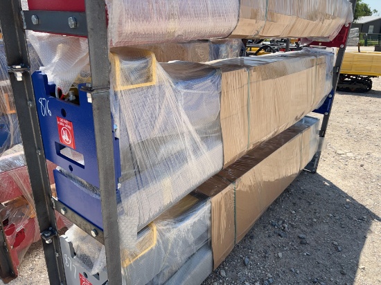 2 Post Car Lift - Blue SOLD ONE PER LOT
