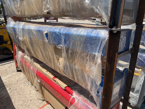 2 Post Car Lift - Blue SOLD ONE PER LOT