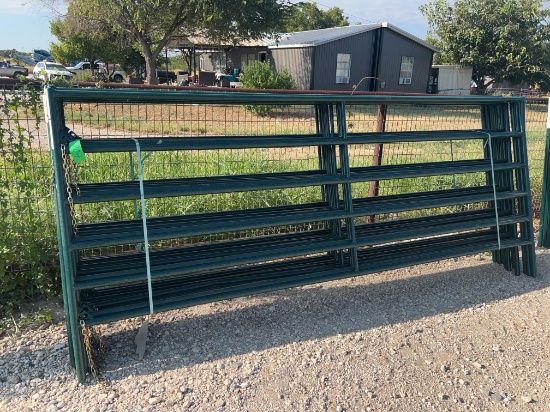 10 - Priefert RP12 - 12' 6 Rail Panels SOLD BY THE PANEL TEN TIMES THE MONEY MUST TAKE ALL
