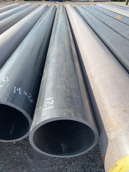 Fiberglass Culvert Pipe 14'' x 21'5'' SOLD ONE PER LOT