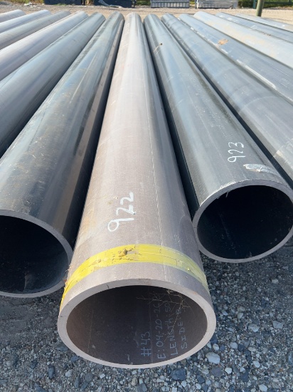 Fiberglass Culvert Pipe 14'' x 22' SOLD ONE PER LOT