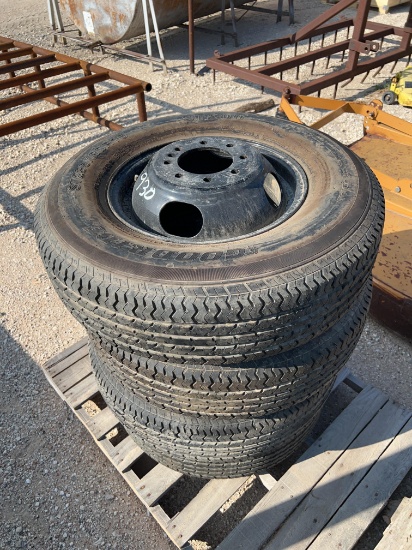 4 - ST235/80R16 Trailer Tires on Dual Wheels SOLD BY THE TIRE FOUR TIMES THE MONEY MUST TAKE ALL