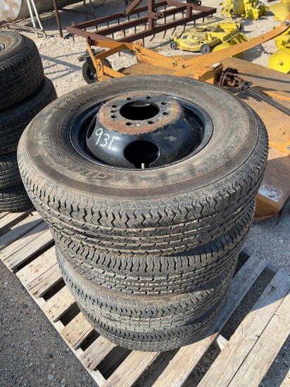 4 - ST235/80R16 Trailer Tires on Dual Wheels SOLD BY THE TIRE FOUR TIMES THE MONEY MUST TAKE ALL