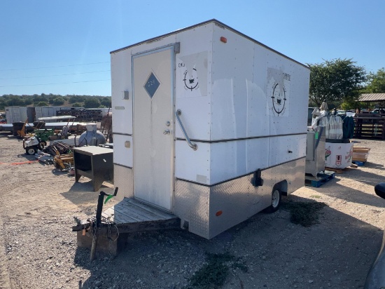 2011 ArcWeld Concession Trailer Refrigerator, 3 Hole Stainless Sink, Table, Hand Washing Station, 2