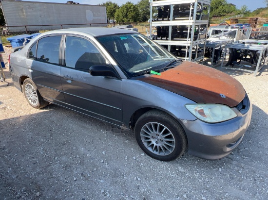 2005 Honda Civic VIN 19516 Title, $35 Fee
